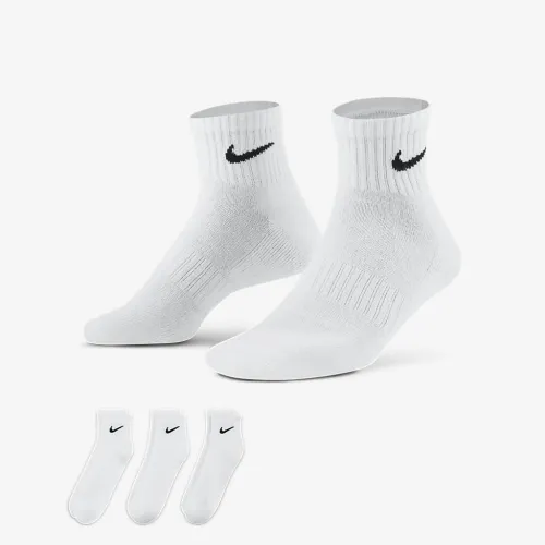 Nike Everyday Cushioned тренировочные Ankle носки (3 пары) цвет белый