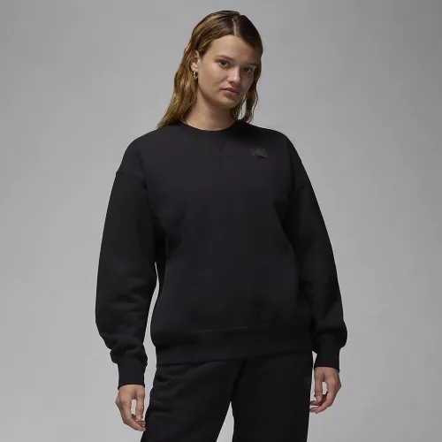 Nike Jordan Flight Fleece женская Crew-Neck свитшот цвет черный