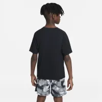 Nike Multi Big детские (для мальчиков) Dri-FIT Graphic тренировочные Top цвет черный