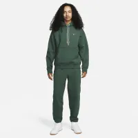 Nike Solo Swoosh мужские Fleece Pullover Толстовка с капюшоном цвет зеленый