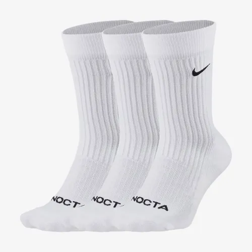 Nike NOCTA Crew шкарпетки 3 Pack колір білий