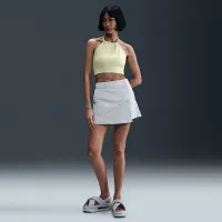 Nike Sportswear Chill Terry женская Slim Cropped French Terry Halter Top Yellow