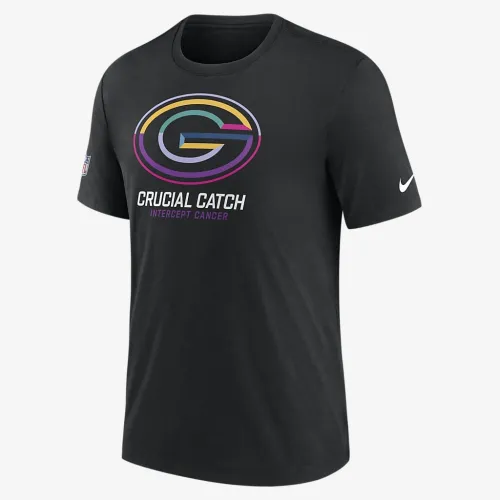 цвет зеленый Bay Packers Crucial Catch мужские Nike NFL футболка цвет черный