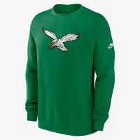 Philadelphia Eagles Swing Pass Rewind Club чоловічі Nike NFL Pullover Crew колір зелений