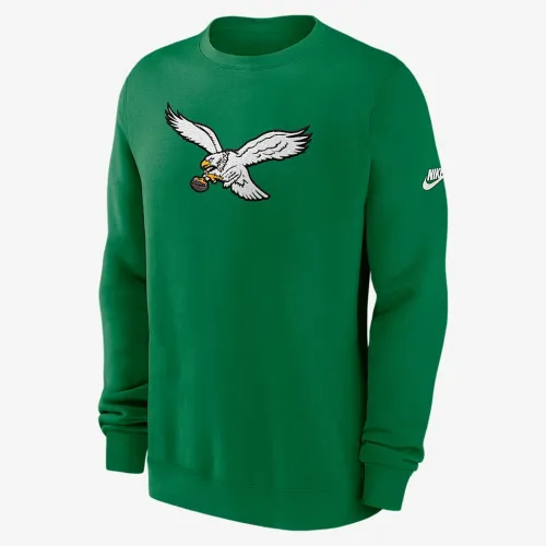 Philadelphia Eagles Swing Pass Rewind Club чоловічі Nike NFL Pullover Crew колір зелений