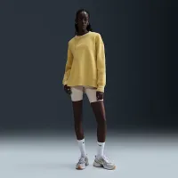 Nike Sportswear Phoenix Fleece женская оверсайз Graphic Crew-Neck свитшот Yellow