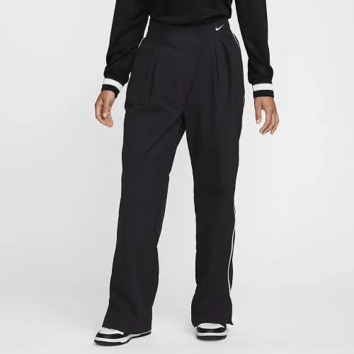 Nike Sportswear Collection женская Mid-Rise Repel Asymmetrical-Waist Trousers цвет черный