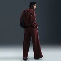 Nike Sportswear Phoenix Fleece жіноча Wide-Leg Sweatpants колір червоний