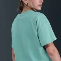 Nike Sportswear Essential Big дитячі (Girls') футболка колір зелений