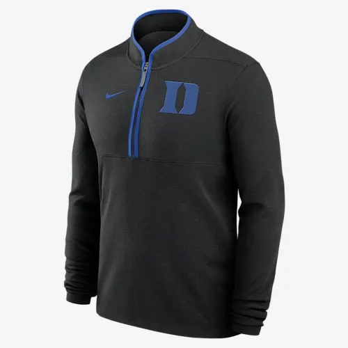 Duke блакитний Devils Victory чоловічі Nike Dri-FIT College 1/2-Zip Long-Sleeve Top колір чорний