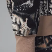Nike Jordan MVP Big детские Fleece Printed Pullover Толстовка с капюшоном цвет коричневый