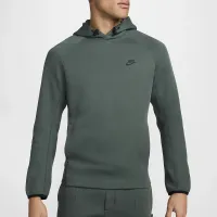 Nike Sportswear Tech Fleece мужские Pullover Толстовка с капюшоном цвет зеленый