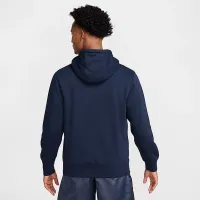 Nike Club мужские Fleece Pullover Толстовка с капюшоном синий