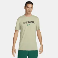 Nike Dri-FIT мужские Fitness футболка цвет зеленый
