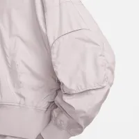 Nike Sportswear Essential женская оверсайз Bomber Куртка цвет фиолетовый