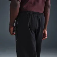 Nike Solo Swoosh мужские Cuffed Fleece Pants цвет черный