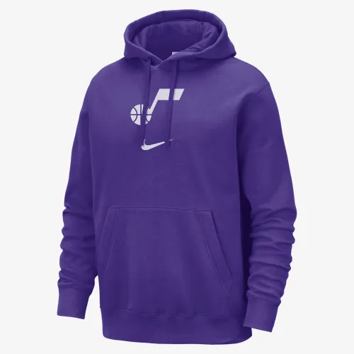 Utah Jazz Club Fleece City Edition чоловічі Nike NBA Pullover Толстовка з капюшоном колір фіолетовий