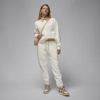 Nike Jordan Flight Fleece жіноча Pants колір білий
