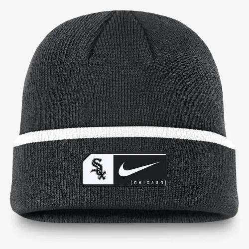 Chicago цвет белый Sox Terra мужские Nike MLB Cuffed Beanie цвет черный