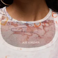 Nike Air Jordan женская Mesh Long-Sleeve Top цвет белый