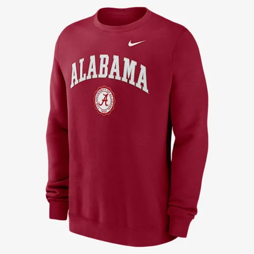Alabama Crimson Tide Arched Seal чоловічі Nike College Pullover Crew колір червоний