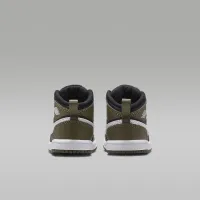 Nike Jordan 1 Mid Baby/Toddler Кросівки колір чорний
