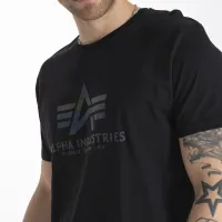 Футболка Alpha Industries Basic T Rainbow Ref 100501RR03 -  Черная