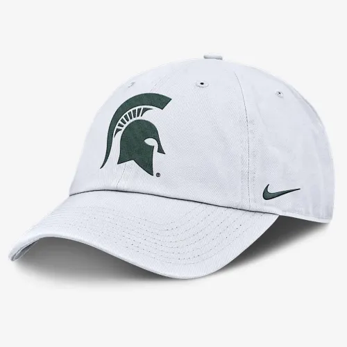 Michigan State Spartans Primetime Club чоловічі Nike College Adjustable Hat колір білий