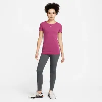 Nike Dri-FIT ADV Aura женская Slim-Fit Short-Sleeve Top цвет красный