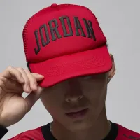 Nike Jordan Big детские Foam Trucker Hat цвет красный