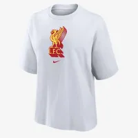 Liverpool FC жіноча Nike Soccer Boxy футболка колір білий