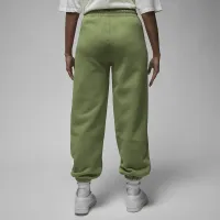 Nike Jordan Flight Fleece женская Pants цвет зеленый