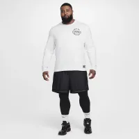 Nike LeBron мужские Max90 Long-Sleeve баскетбольные футболка цвет белый