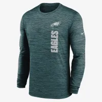 Philadelphia Eagles Sideline Velocity чоловічі Nike Dri-FIT NFL Long-Sleeve футболка колір зелений