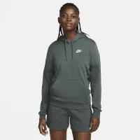 Nike Sportswear Club Fleece жіноча Pullover Толстовка з капюшоном колір зелений