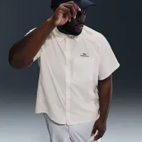 Nike SB Dri-FIT Woven Short-Sleeve Bowler Shirt колір білий
