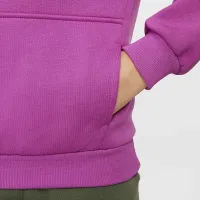 Nike Sportswear Club Fleece Big дитячі Pullover Толстовка з капюшоном колір фіолетовий