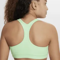 Nike Swoosh Big дитячі (Girls') Sports Bra колір зелений