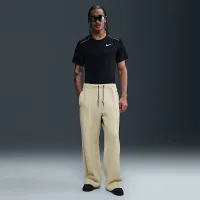 Nike Tech чоловічі Wide-Leg Fleece Pants колір коричневий