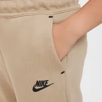 Nike Sportswear Tech Fleece Big дитячі Joggers колір коричневий