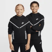 Nike Sportswear Tech Fleece Big детские (для мальчиков) Reflective Full-Zip Толстовка с капюшоном цвет черный