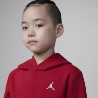 Nike Jordan MJ Brooklyn Fleece Little детские 2-Piece Pullover Толстовка с капюшоном набор цвет красный
