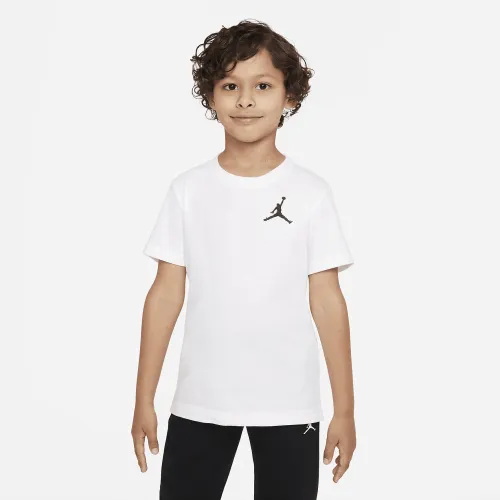 Nike Jordan Jumpman Air Little детские Embroideцвет красный футболка цвет белый