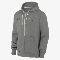 Washington Nationals Authentic Collection Travel чоловічі Nike Dri-FIT MLB Full-Zip Толстовка з капюшоном колір сірий