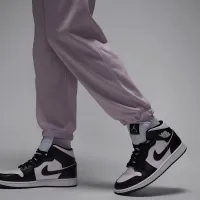 Nike Jordan Brooklyn Fleece женская French Terry Pants цвет фиолетовый