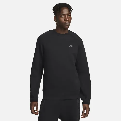 Nike Sportswear Tech Fleece чоловічі Crew колір чорний