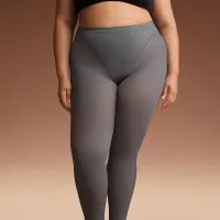 NikeSKIMS Weightless Layers жіноча З високою талією V-Panel лосіни колір сірий