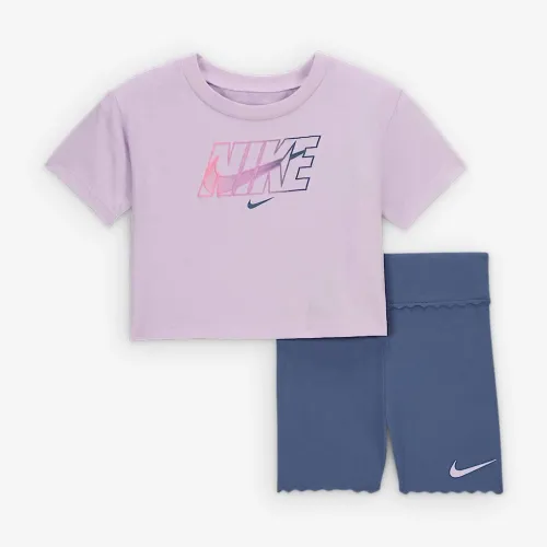 Nike Dri-FIT Swoosh Motion Baby 2-Piece Bike шорты набор синий