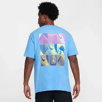 Nike мужские Max90 баскетбольные футболка синий