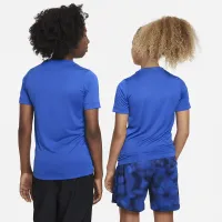 Nike Dri-FIT Legend Big детские тренировочные футболка синий